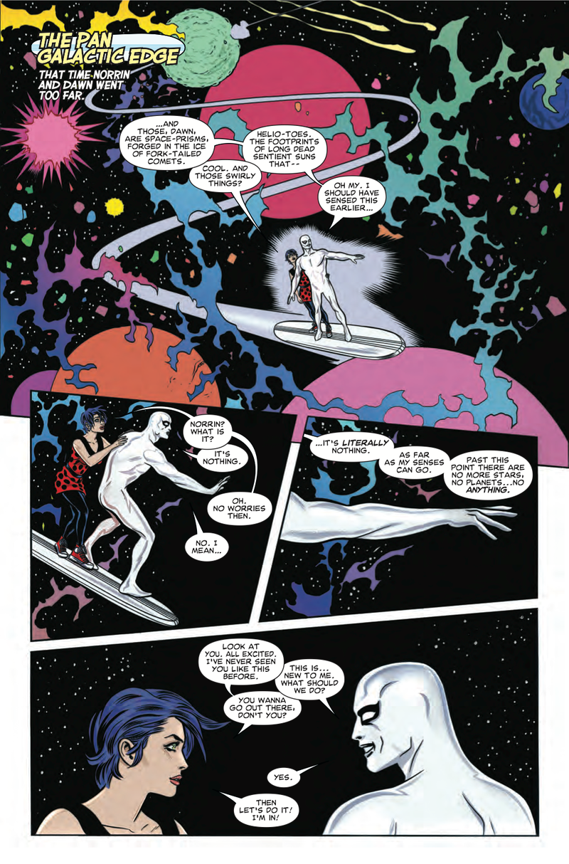 Illustration for article titled Exclusive Marvel preview: Explore the great unknown in Silver Surfer #7